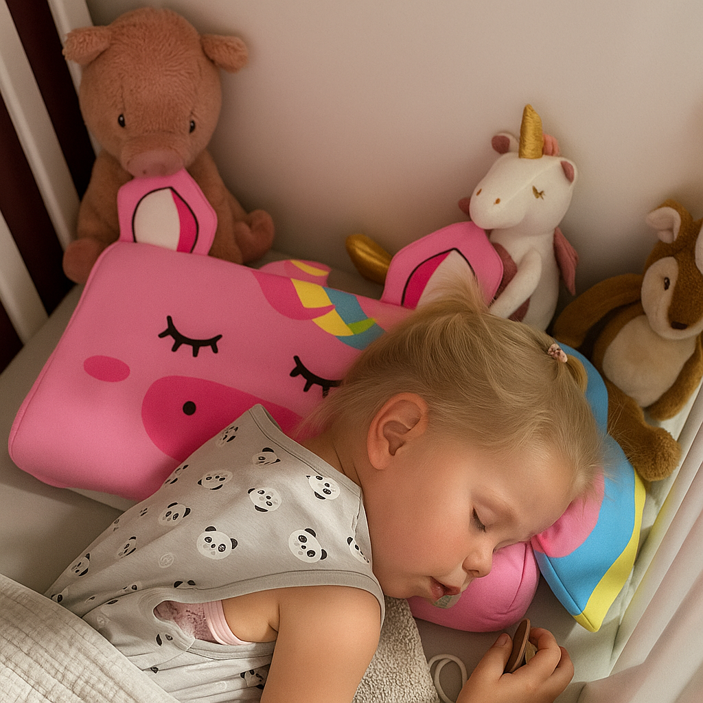 DreamNest® - Den Ergonomiska Barnkudden som Ger Familjen Ro